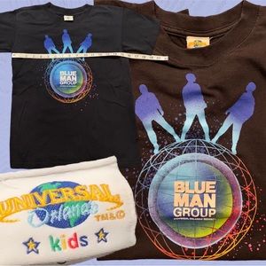 VINTAGE Blue Man Group Universal Studios Orlando T-shirt. Size M